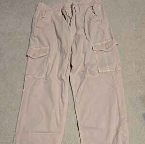 American Eagle Outfitters Women's Cargo Pants - Light Tan